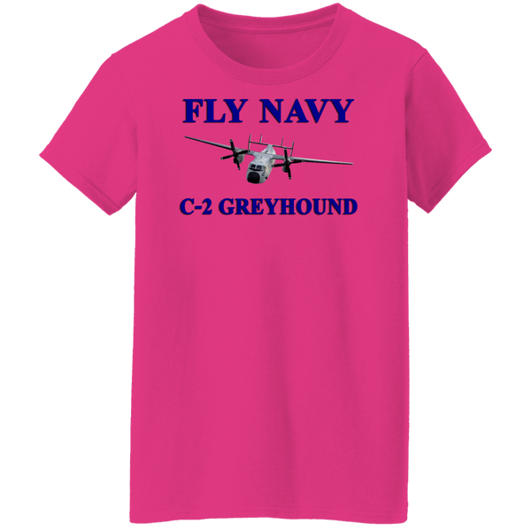 Fly Navy C-2 1 Ladies' Cotton T-Shirt