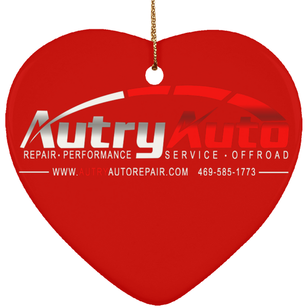 Autry Auto Ornament - Heart