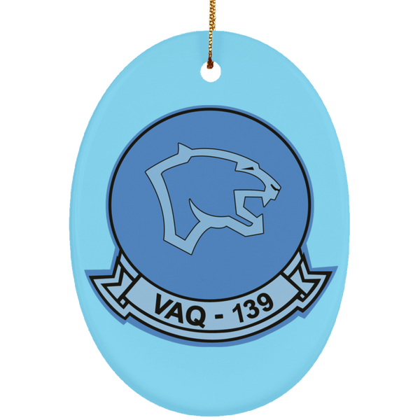 VAQ 139 1 Ornament Ceramic - Oval