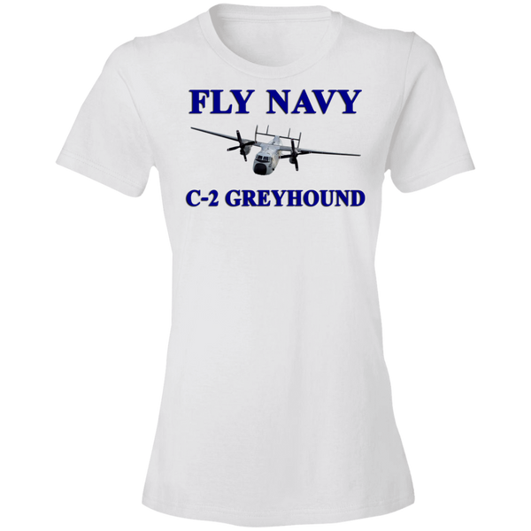 Fly Navy C-2 1 Ladies' Lightweight T-Shirt