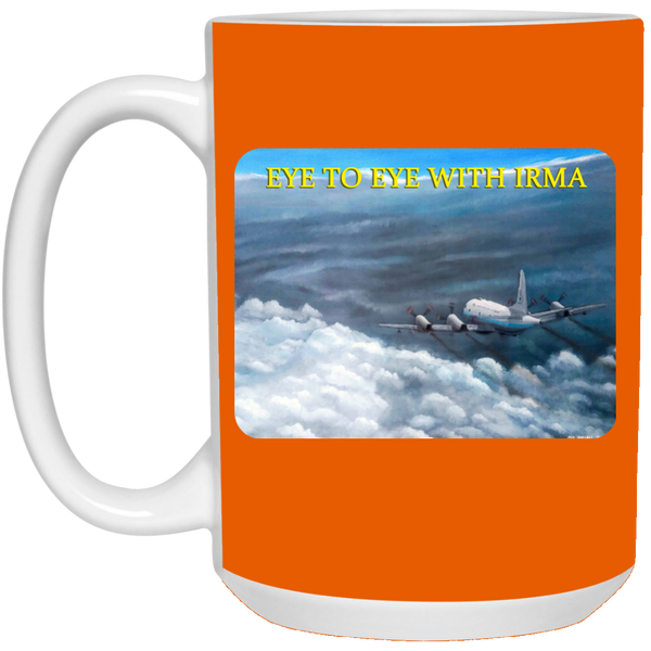 Eye To Eye With Irma White Mug - 15oz