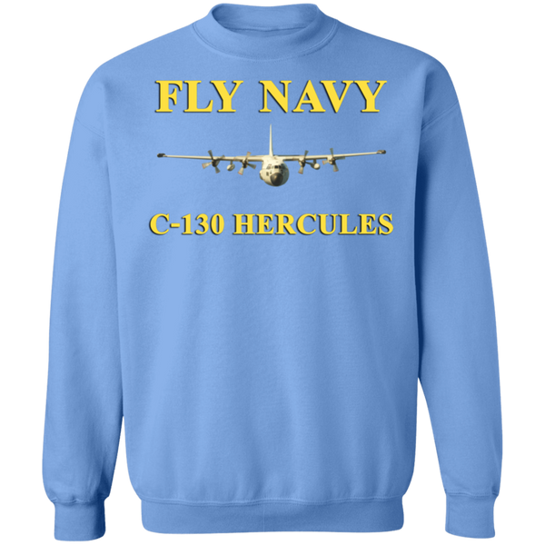 Fly Navy C-130 3 Crewneck Pullover Sweatshirt