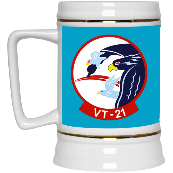 VT 21 2 Beer Stein - 22oz