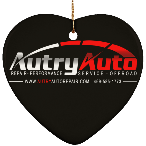 Autry Auto Ornament - Heart