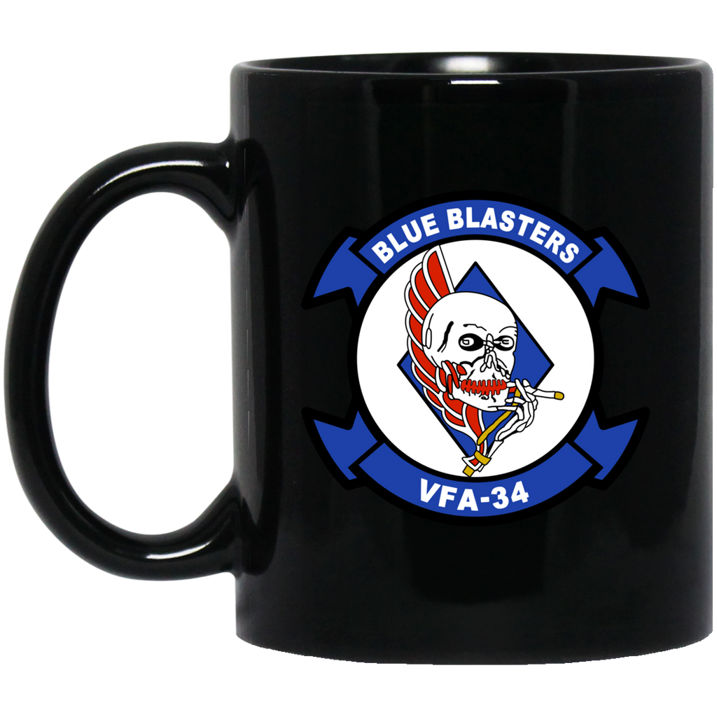 VFA 34 2 Black Mug - 11oz