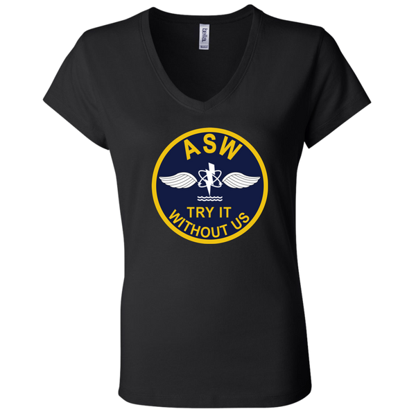 ASW 02 Ladies' Jersey V-Neck T-Shirt