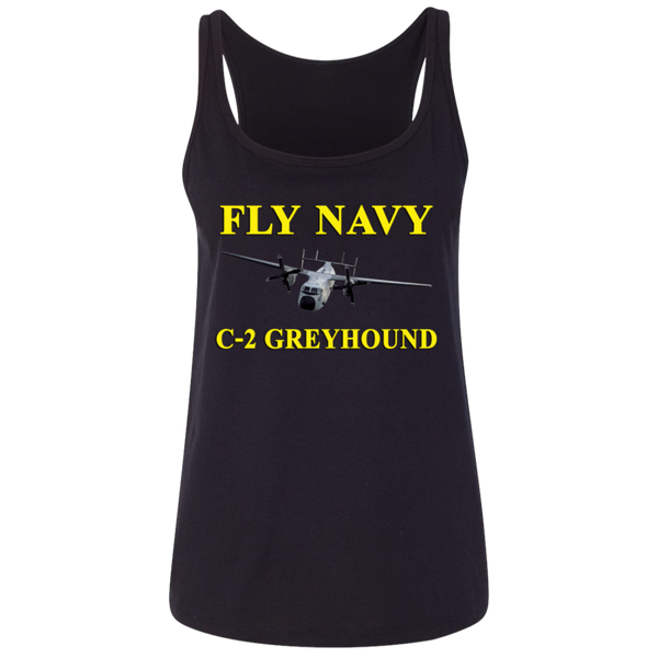 Fly Navy C-2 3 Ladies' Relaxed Jersey Tank