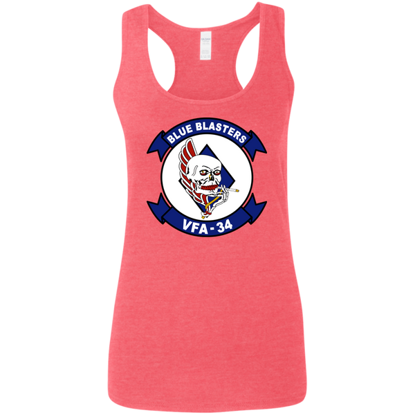 VFA 34 1 Ladies' Softstyle Racerback Tank