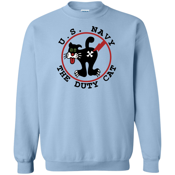 Duty Cat 4 Printed Crewneck Pullover Sweatshirt