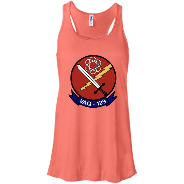 VAQ 129 2 Flowy Racerback Tank