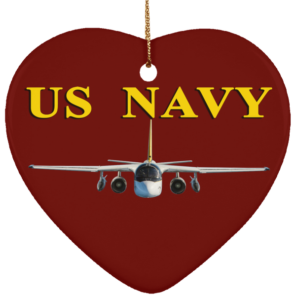 US Navy S-3 4 Ornament - Heart