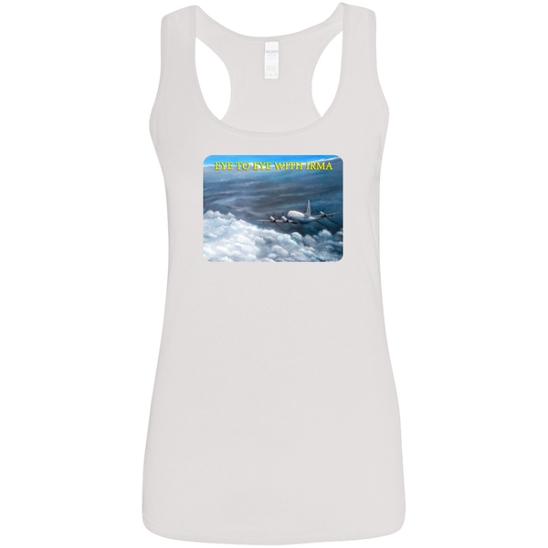 Eye To Eye With Irma Ladies' Softstyle Racerback Tank