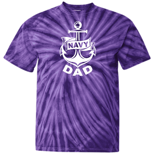 Navy Dad 1 Cotton Tie Dye T-Shirt