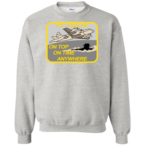 P-3 On Top Crewneck Pullover Sweatshirt