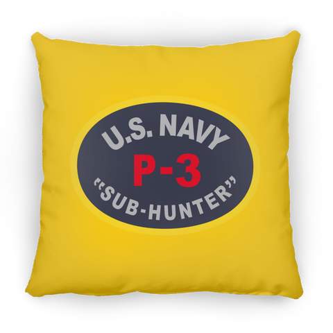 P-3 Sub Hunter Pillow - Square - 18x18