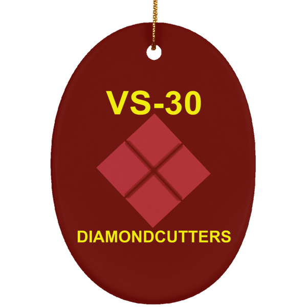 VS 30 4 Ornament Ceramic - Oval