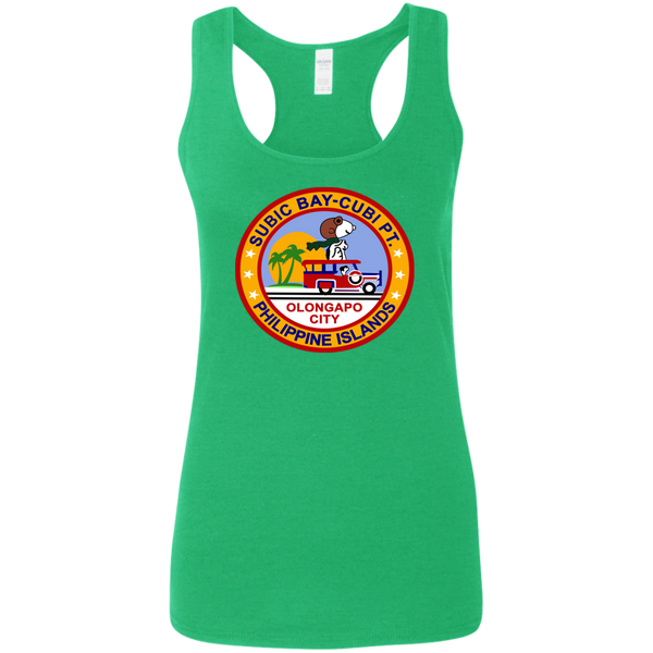 Subic Cubi Pt 01 Ladies' Softstyle Racerback Tank