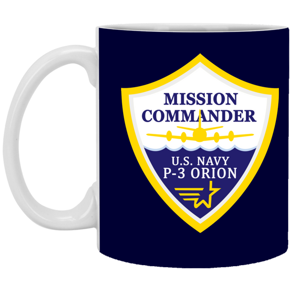 P-3 Orion 3 MC White Mug - 11oz