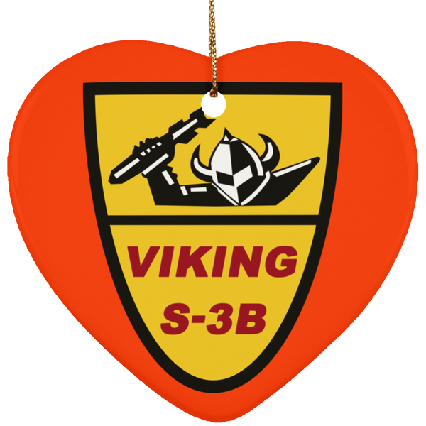 S-3 Viking 1 Ornament - Heart