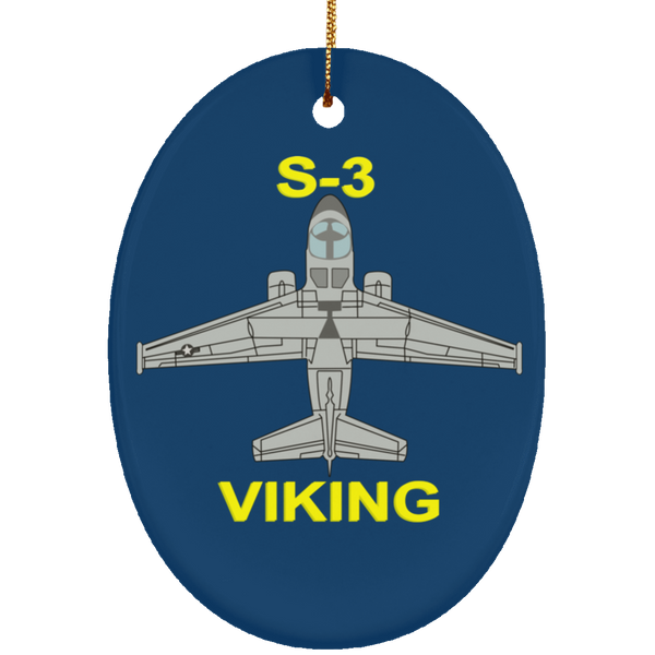 S-3 Viking 11 Ornament - Oval