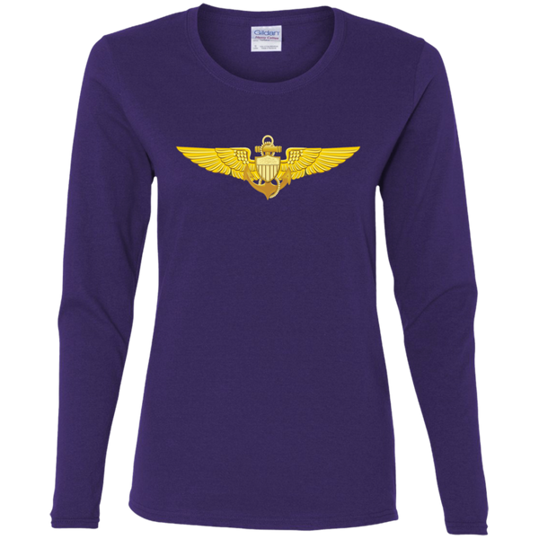 Aviator 1 Ladies' Cotton LS T-Shirt