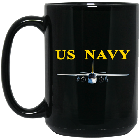 US Navy S-3 4 Black Mug - 15oz