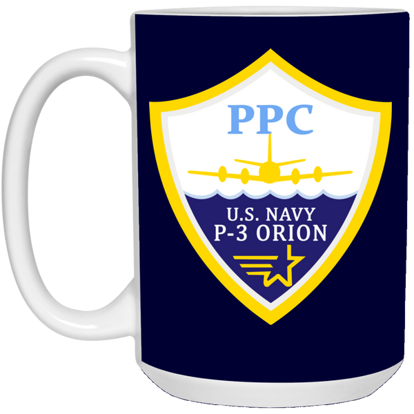 P-3 Orion 3 PPC White Mug - 15oz