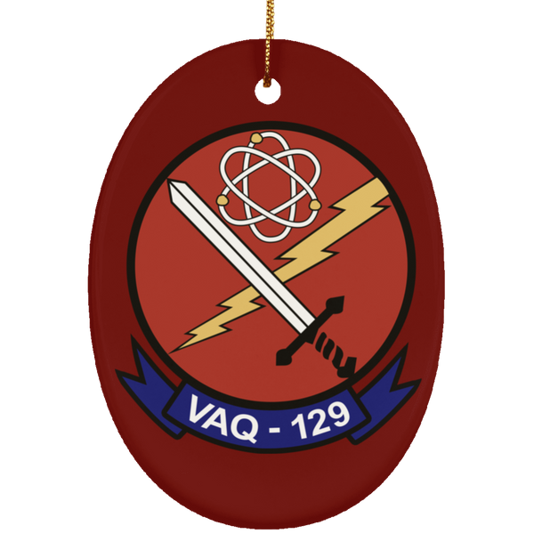 VAQ 129 2 Ornament - Oval