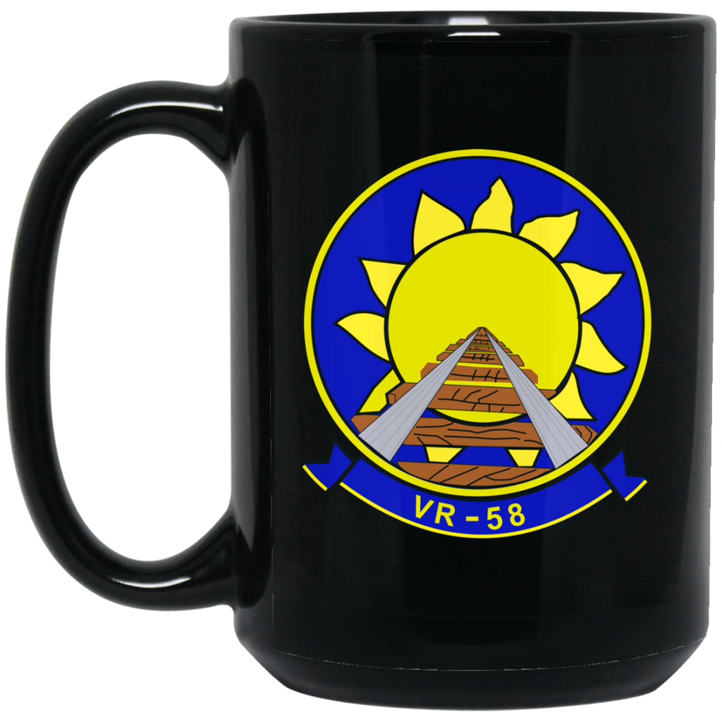 VR 58 2 Black Mug - 15oz