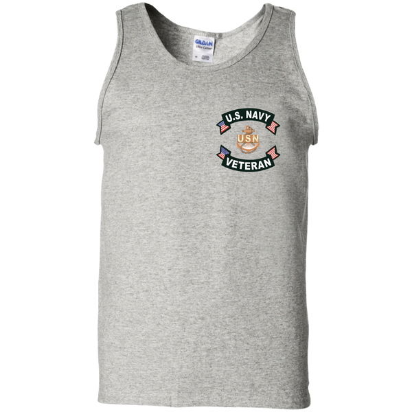 Navy Veteran 1a Cotton Tank Top