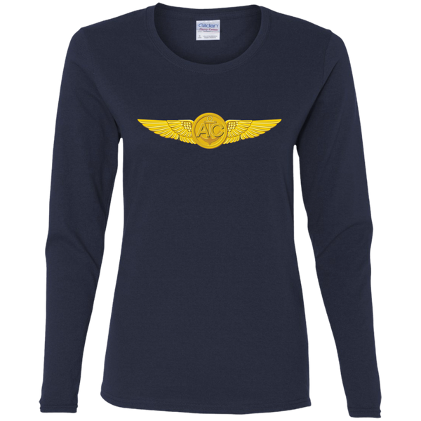 Aircrew 1 Ladies' Cotton LS T-Shirt