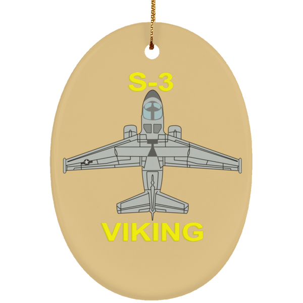 S-3 Viking 11 Ornament - Oval