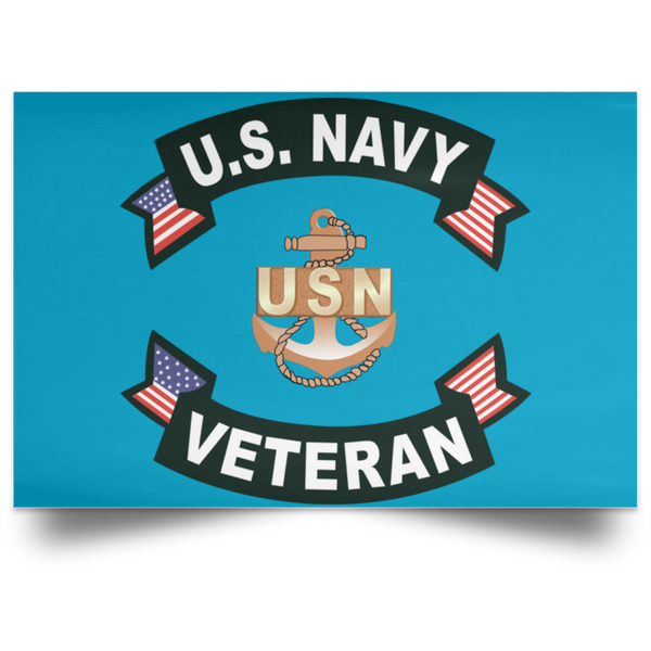 Navy Veteran Poster - Landscape