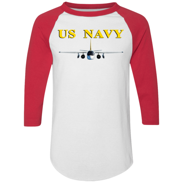 US Navy S-3 4 Colorblock Raglan Jersey