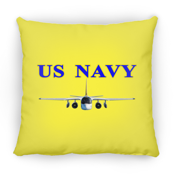 US Navy S-3 2 Pillow - Square - 18x18