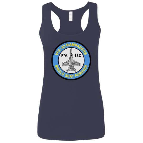 VFA 83 3 Ladies' Softstyle Racerback Tank