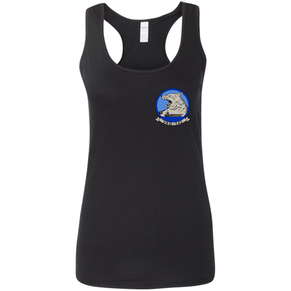 VAQ 142 1p Ladies' Softstyle Racerback Tank