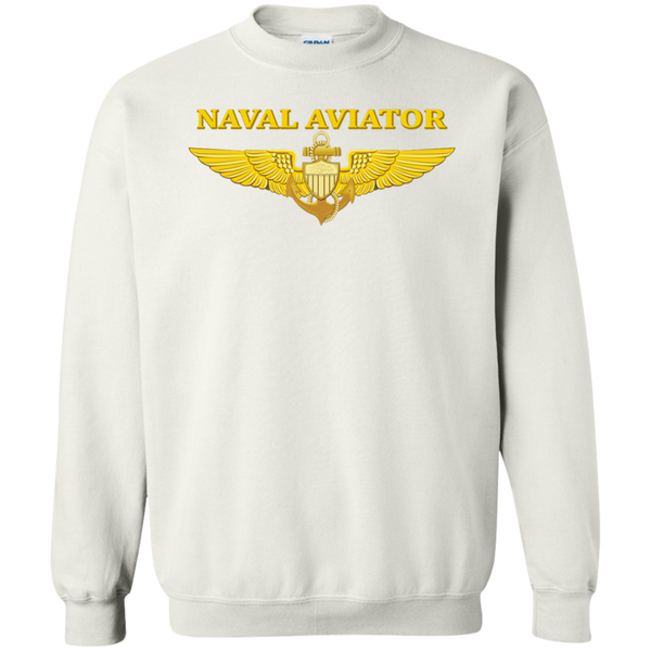 Aviator 2 Printed Crewneck Pullover Sweatshirt