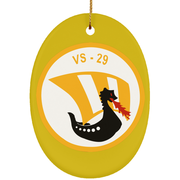 VS 29 2 Ornament Ceramic - Oval