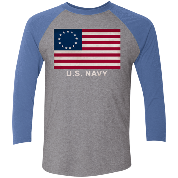 Betsy Ross USN 2 Baseball Raglan T-Shirt