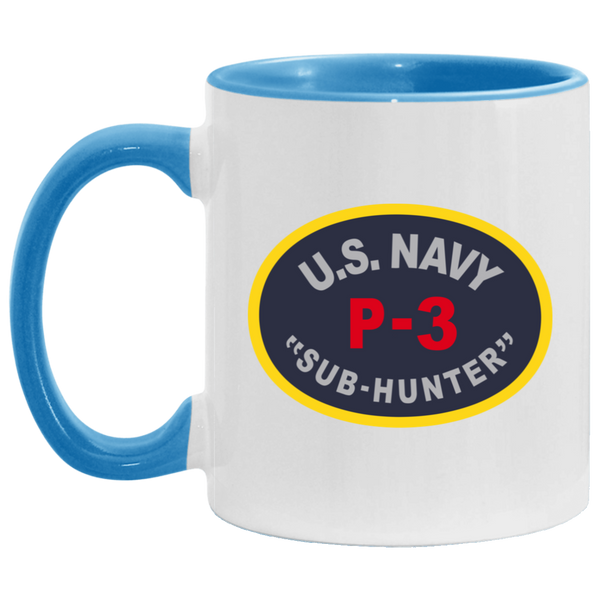 P-3 Sub Hunter Accent Mug - 11oz