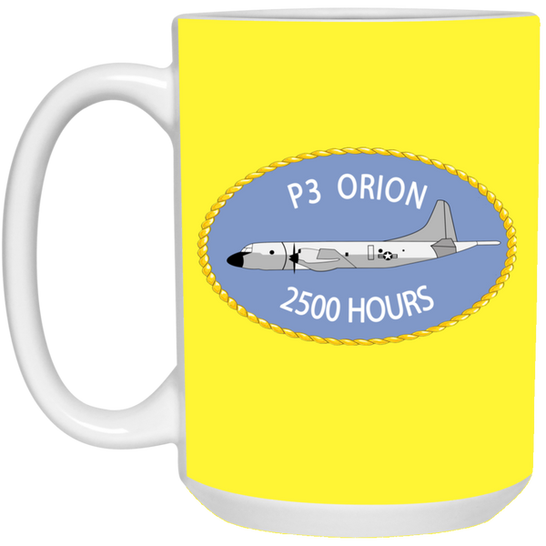 P-3 Orion 9 2500 White Mug - 15oz