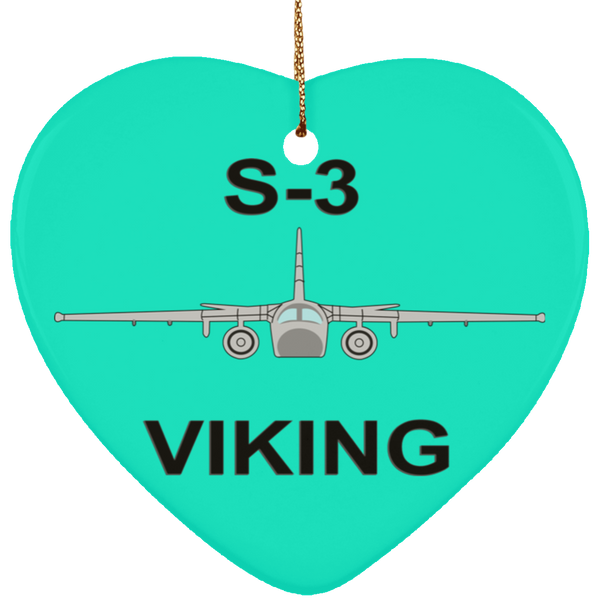 S-3 Viking 10a Ornament - Heart