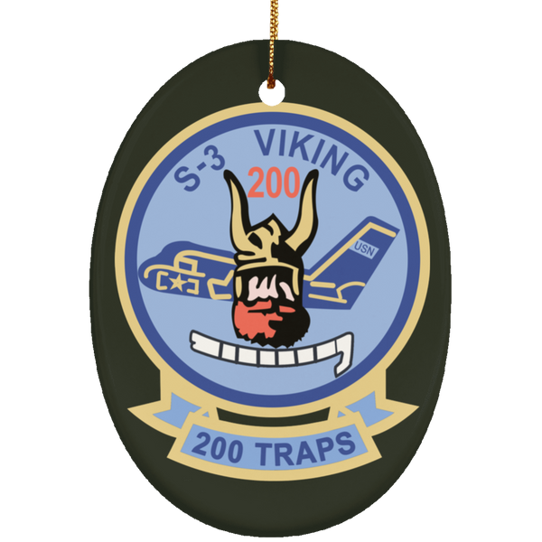 S-3 Viking 4 Ornament - Oval