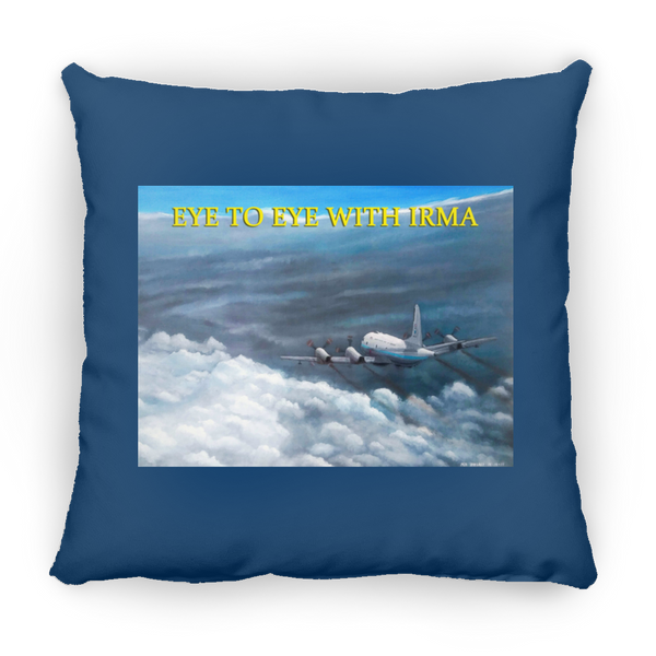 Eye To Eye With Irma 1 Pillow - Square - 18x18