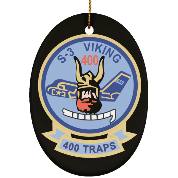 S-3 Viking 6 Ornament - Oval