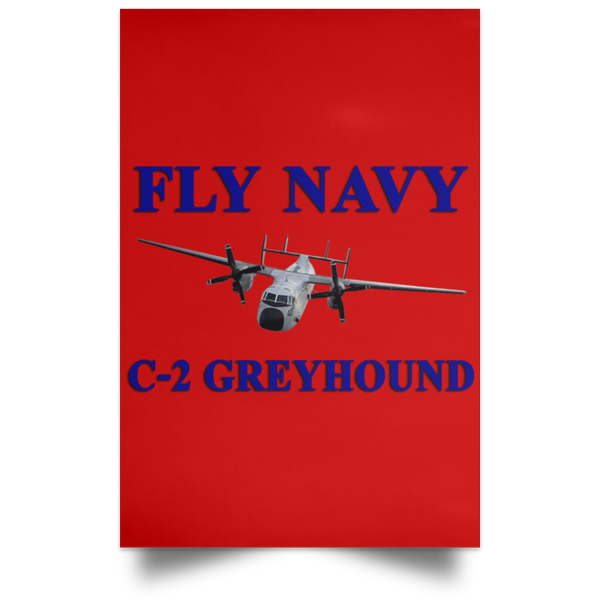 Fly Navy C-2 1 Poster - Portrait