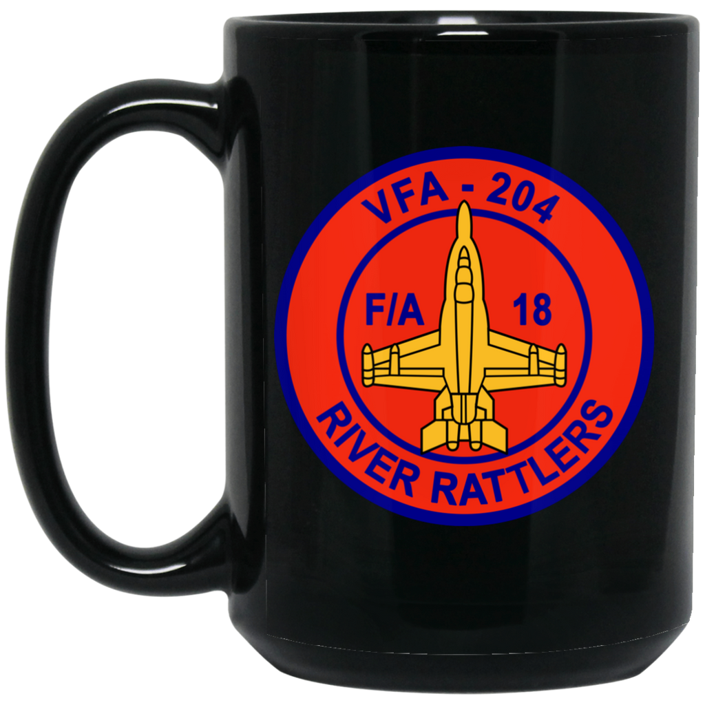 VFA 204 4 Black Mug - 15oz