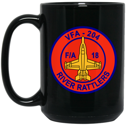 VFA 204 4 Black Mug - 15oz