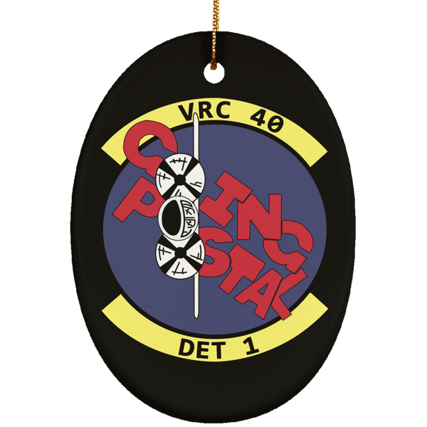 VRC 40 Det 1 1 Ornament Ceramic - Oval